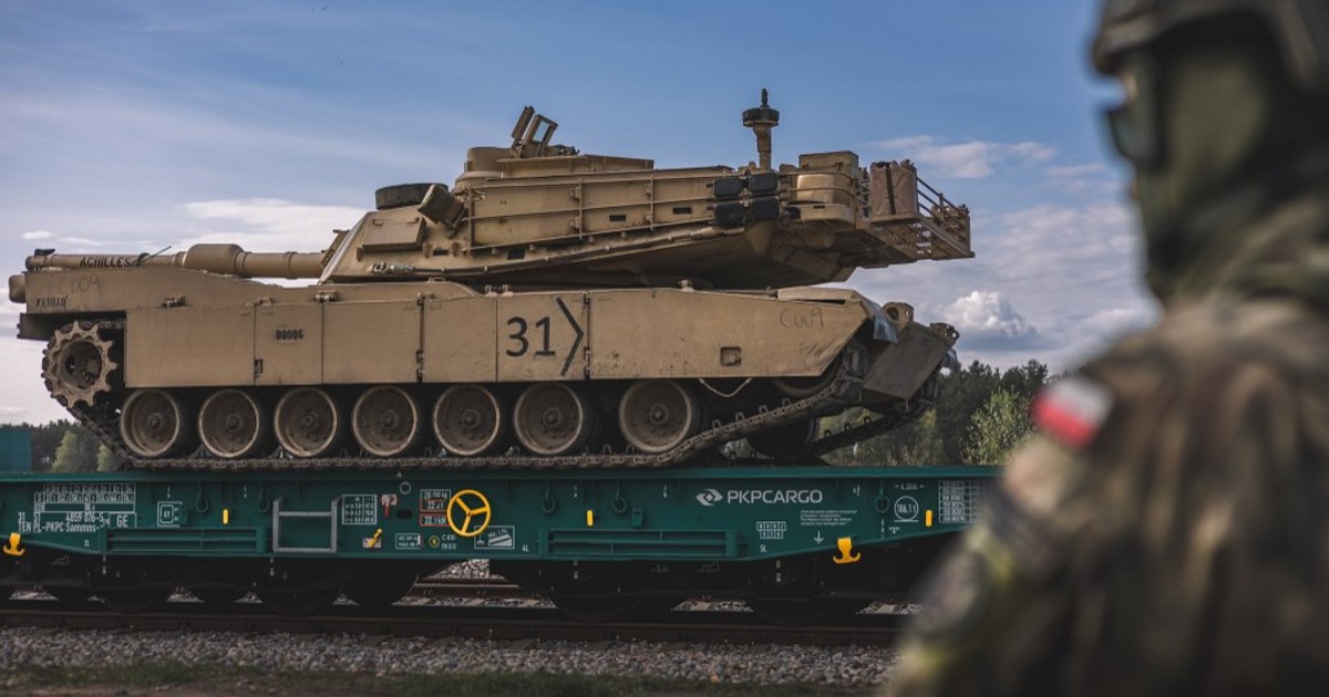 Transport czołgów Abrams (zdjęcie ilustracyjne)