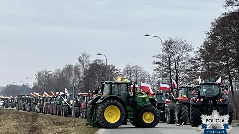 protest rolników