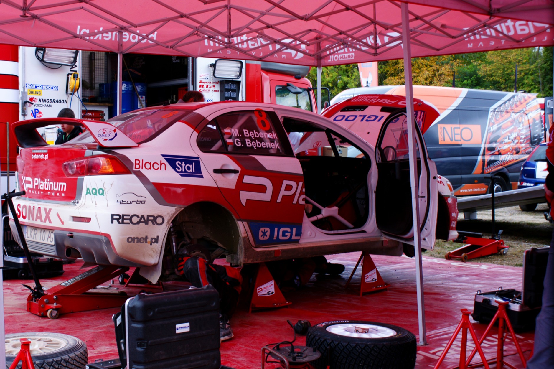 68. Rajd Polski: Bębenkowie obejmują prowadzenie na zakończenie dnia