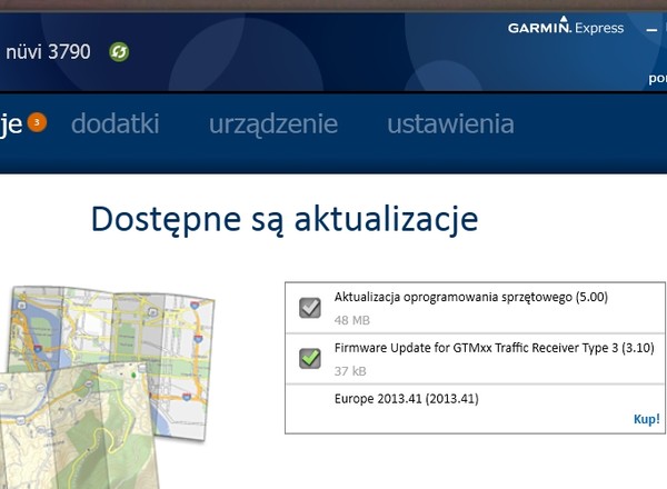 Wakacyjne aktualizacje nawigacji