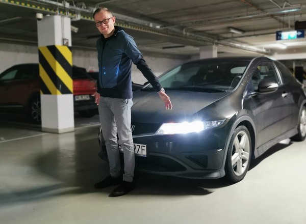 Założyłem retrofity LED do starszej Hondy. W Polsce "nie wolno, ale można"