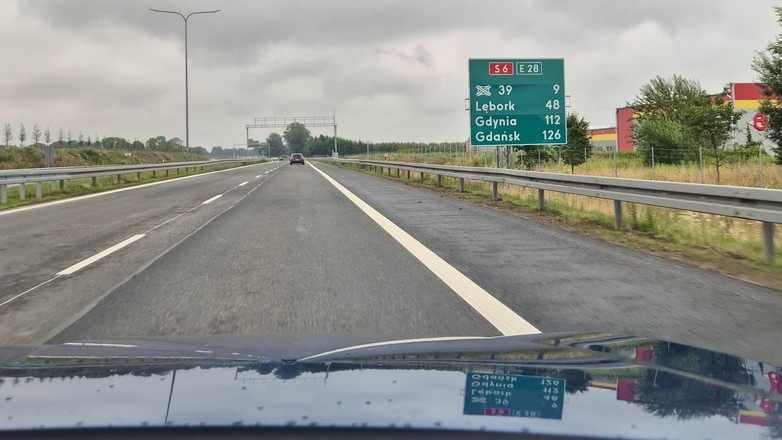 Droga S6 w okolicach Słupska