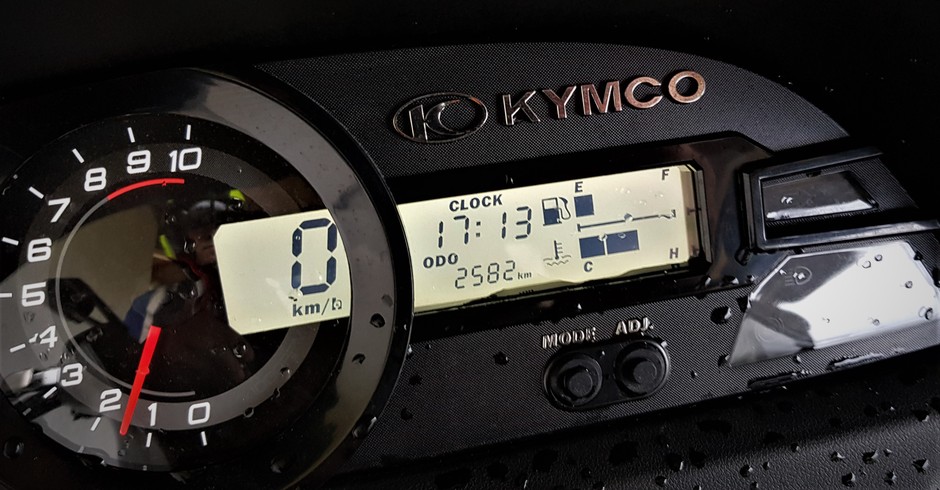 Kymco Xciting 400i - licznik