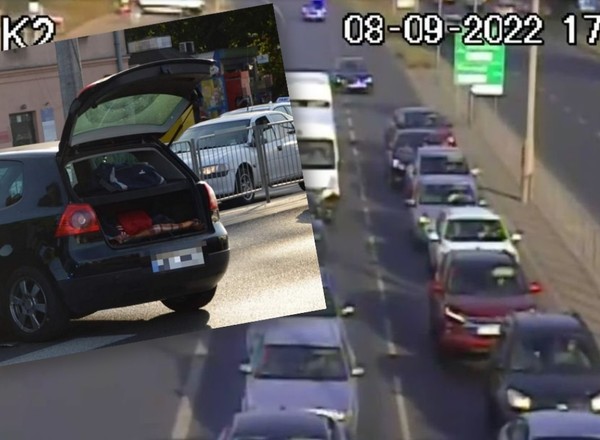 W Lublinie sceny jak z filmu. Policja ścigała nożownika uciekającego Golfem [Wideo]