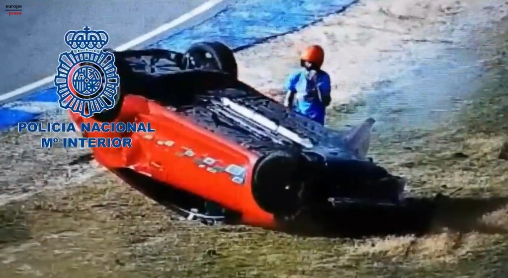 Rozbite na torze Renault Megane R.S.