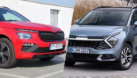 Skoda Kamiq (z lewej) i Kia Sportage