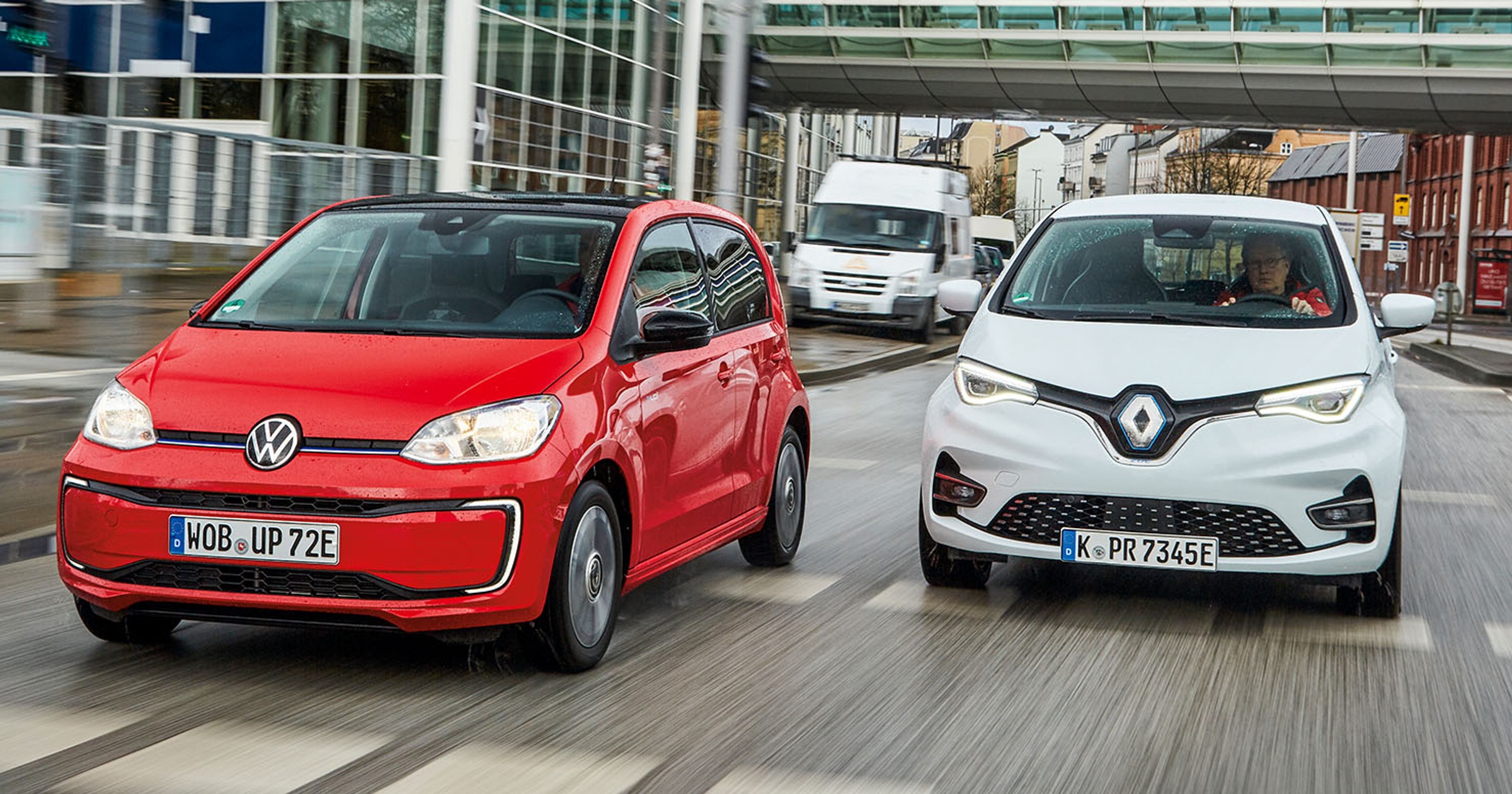Renault ZOE kontra Volkswagen E-Up! - elektryk w mieście może mieć sens