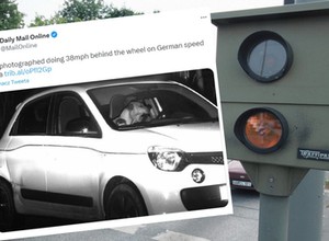 Niemieccy policjanci nie mogli uwierzyć. Kierowca prawdopodobnie uniknie mandatu