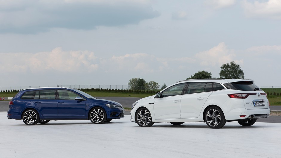 Renault Megane GT vs. VW Golf R