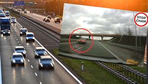 Jechał pod prąd drogą ekspresową. Tak pokazali mu, że coś jest nie tak [WIDEO]
