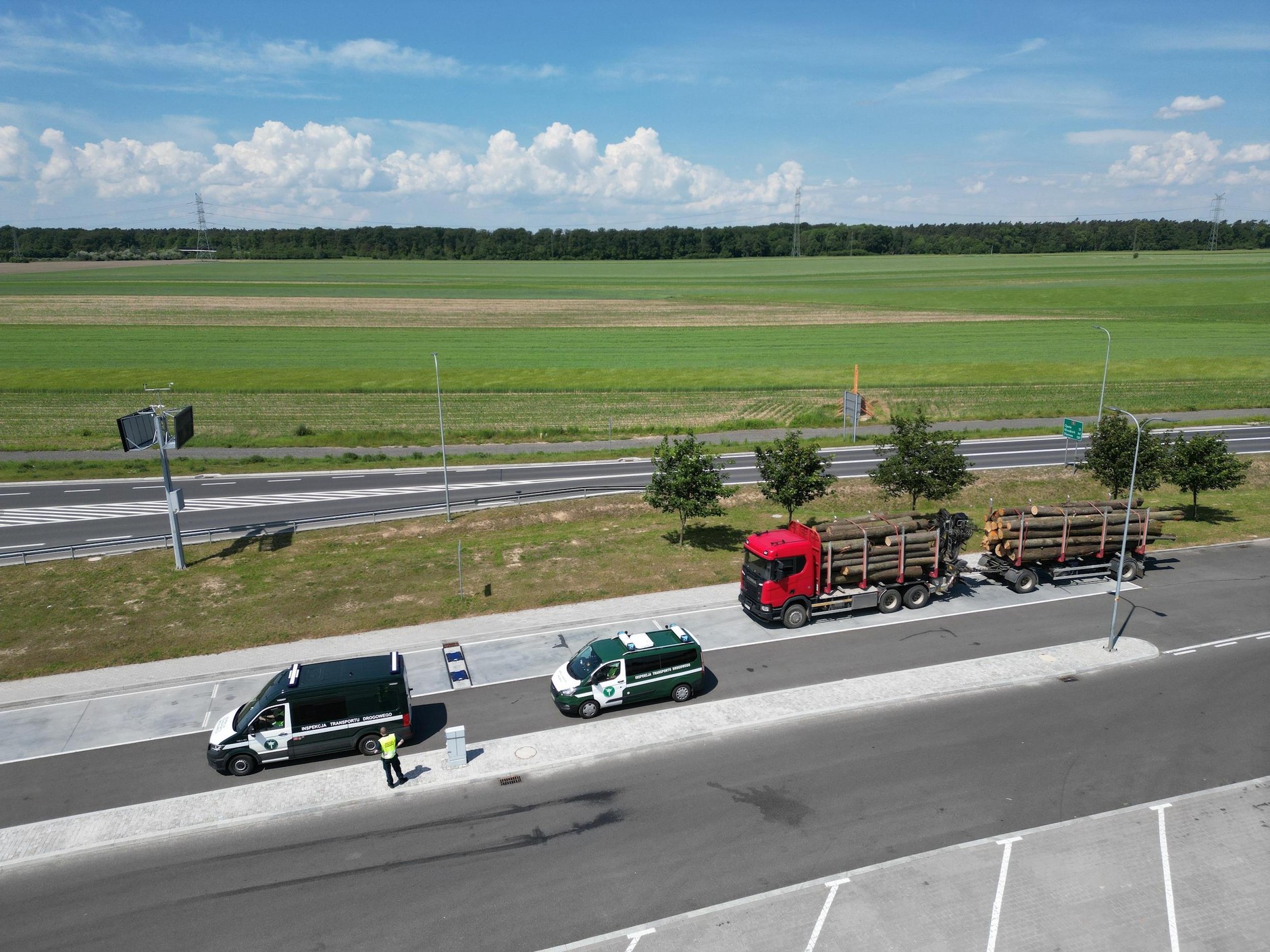 Transport o masie 57 ton