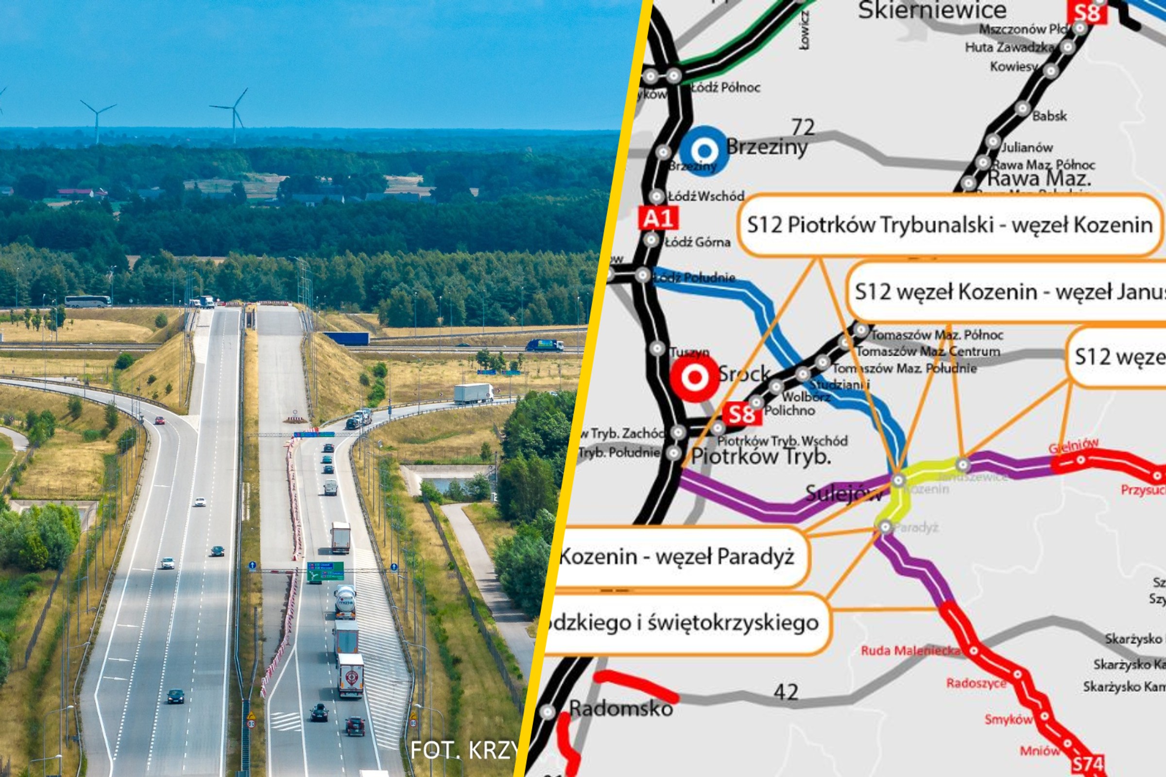 Dwie nowe drogi ekspresowe z kluczową decyzją. Coraz bliżej S74 i S12
