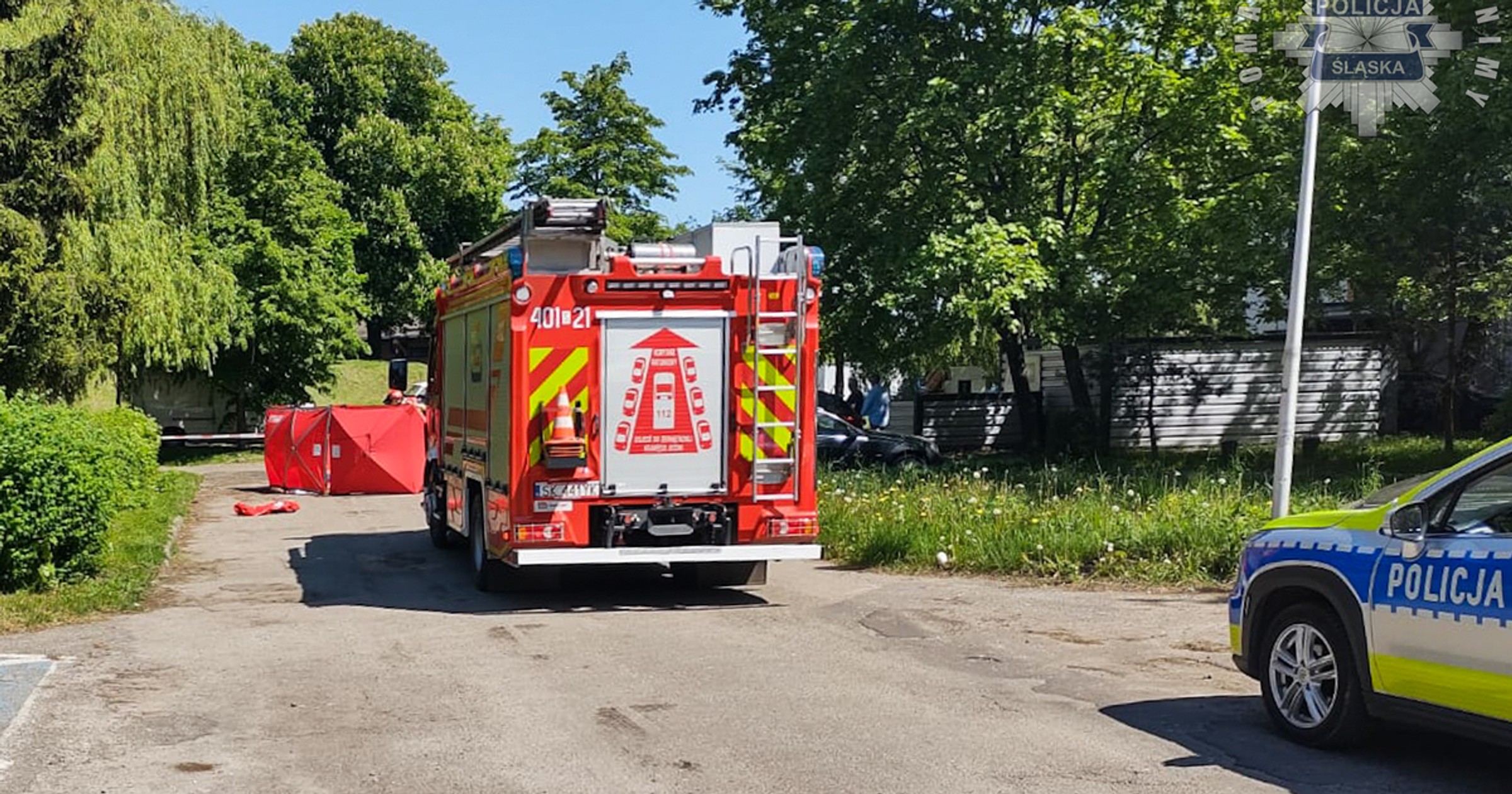 Tragedia na parkingu w Będzinie. Kierowca Scanii potrącił 76-latkę