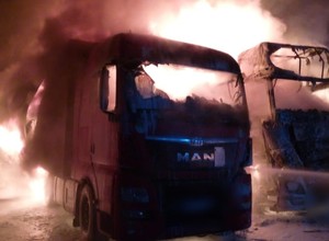 Wielki pożar aut w Rusocinie nie był wypadkiem? Wysoka nagroda za wskazanie podpalacza