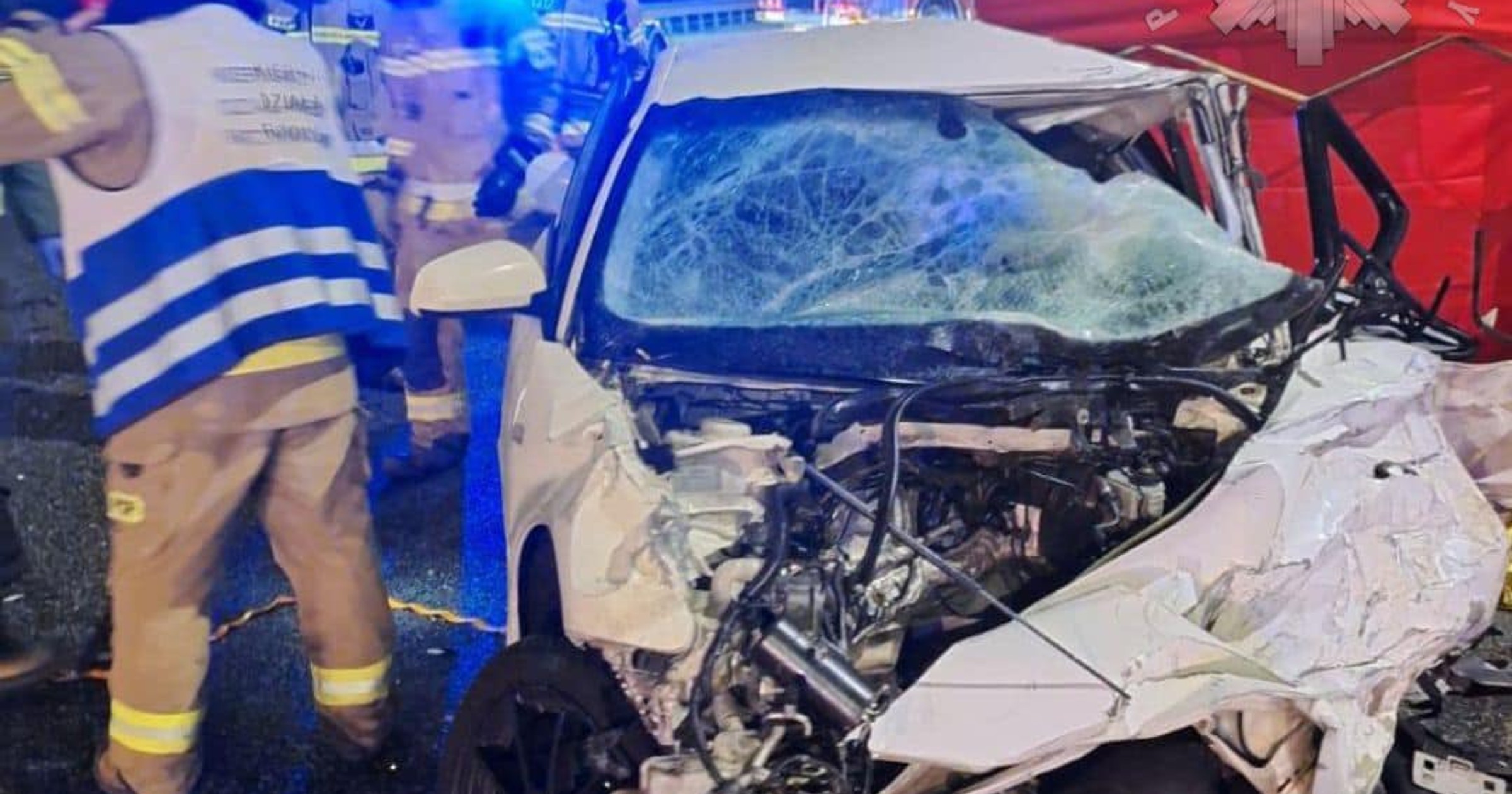 Śmiertelny wypadek na A4. Samochód wjechał pod prąd na autostradę