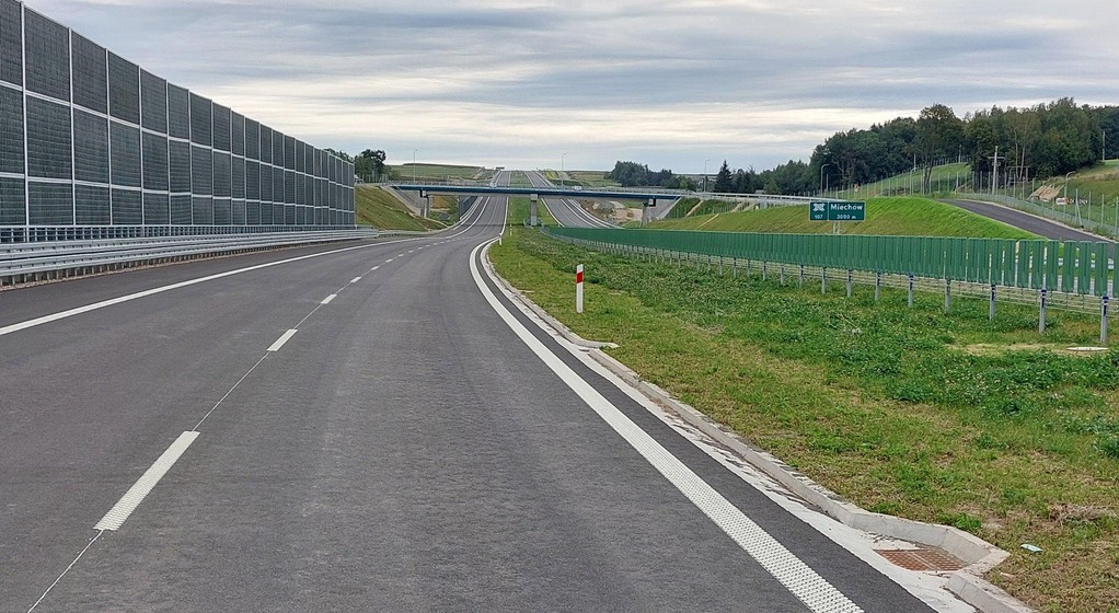 Droga S7 między Miechowem a Szczepanowicami