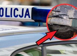 Policjanci zajrzeli pod samochód i oniemieli. "Niezrozumiałe wahania wagi"