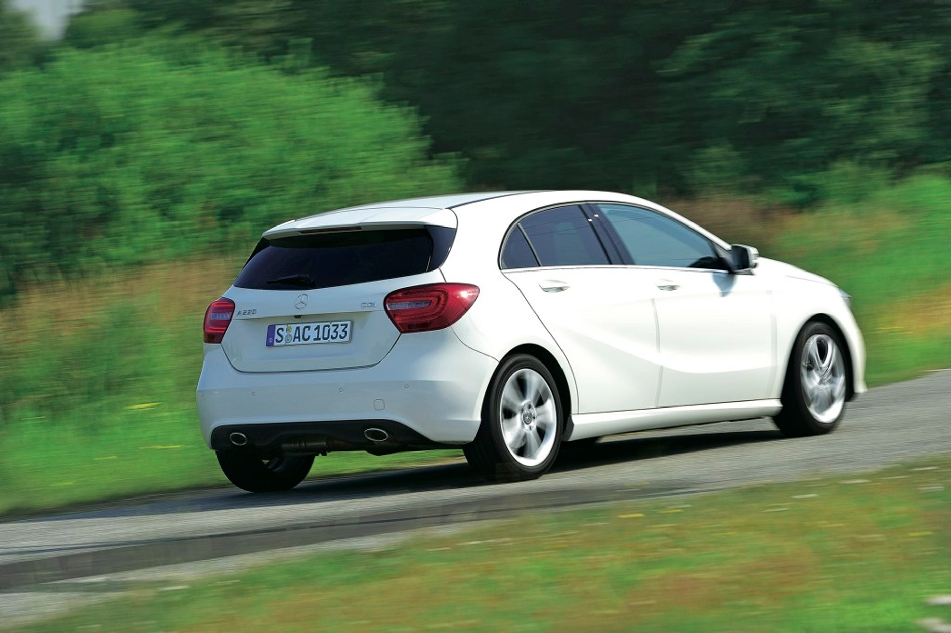 Mercedes A 220 CDI, hamowanie