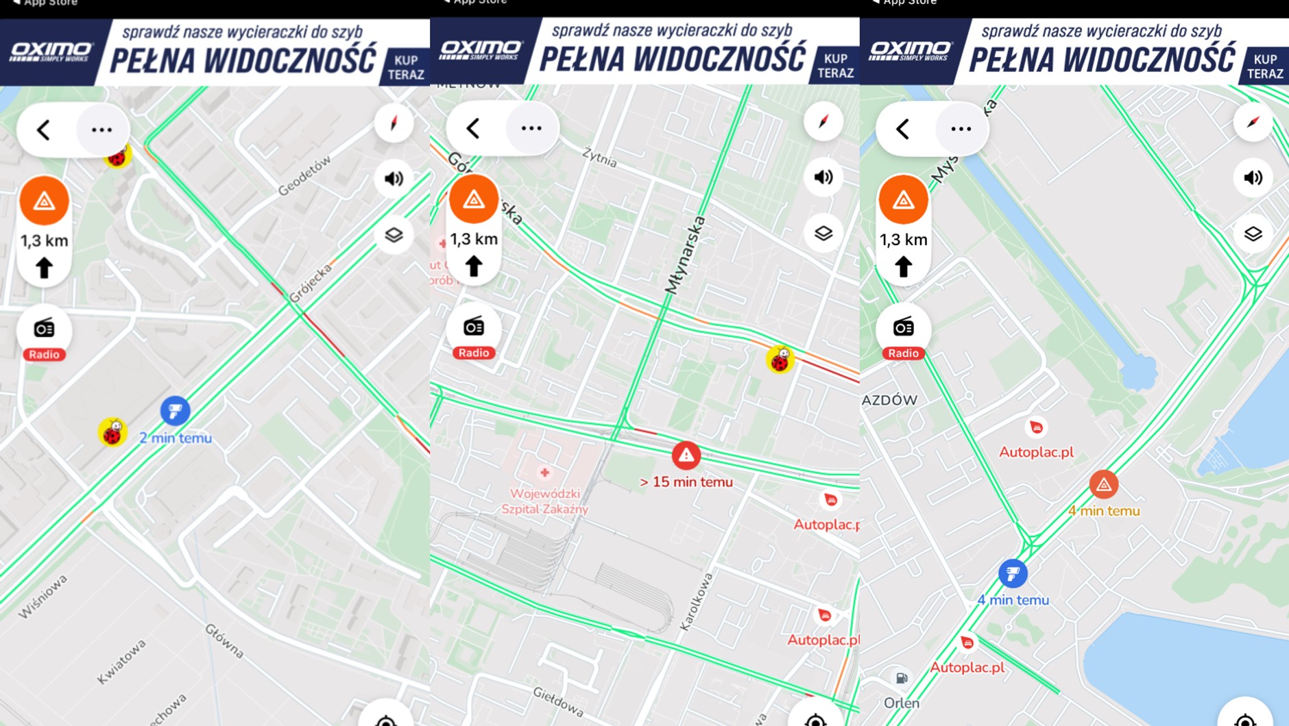 Kierowcy, używający Yanosika mogą teraz sprawdzić, kiedy ostatnio zostało potwierdzone zdarzenie zgłoszone przez kierowców