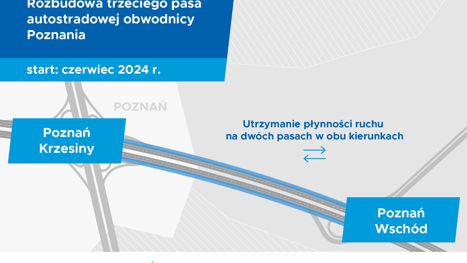 Rozbudowa autostrady A2 Poznań Krzesiny - Poznań Wschód