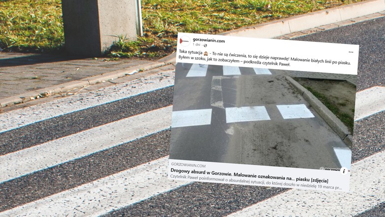 Dziwna sytuacja w Gorzowie (fot. screen z facebook.com/gorzowianincom)