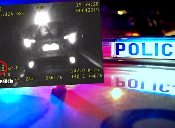 Wyprzedzał na skrzyżowaniu, jechał 140 km/h. Policjanci pojechali za nim