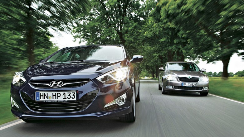 Hyundai i40 kontra Skoda Superb: test rodzinnych limuzyn