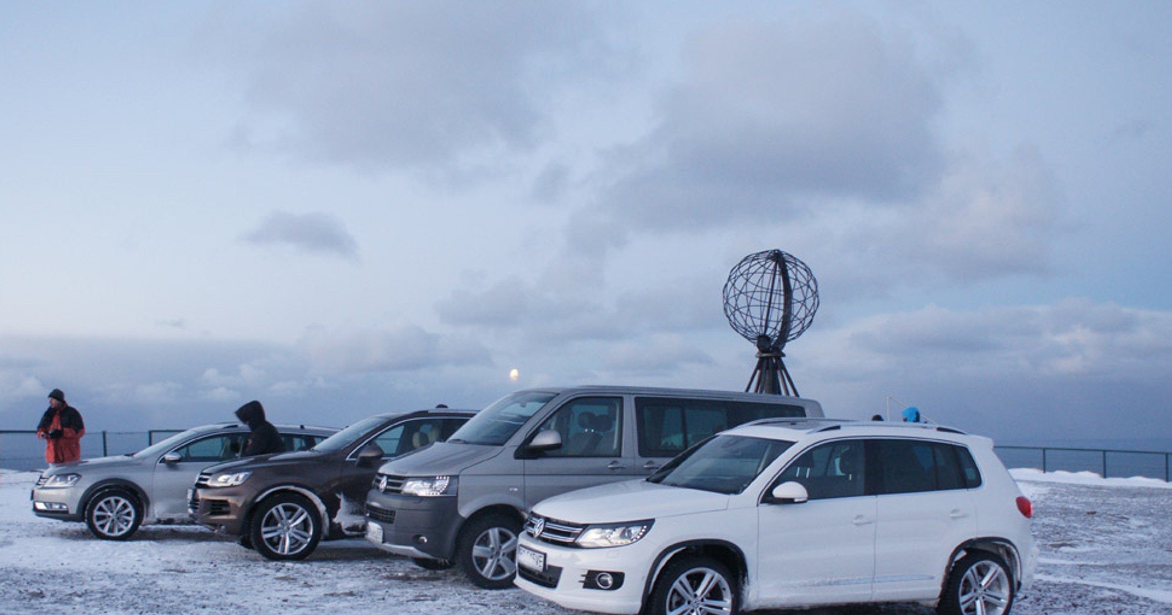 Volkswageny z napędem 4motion zdobywają Nordkapp