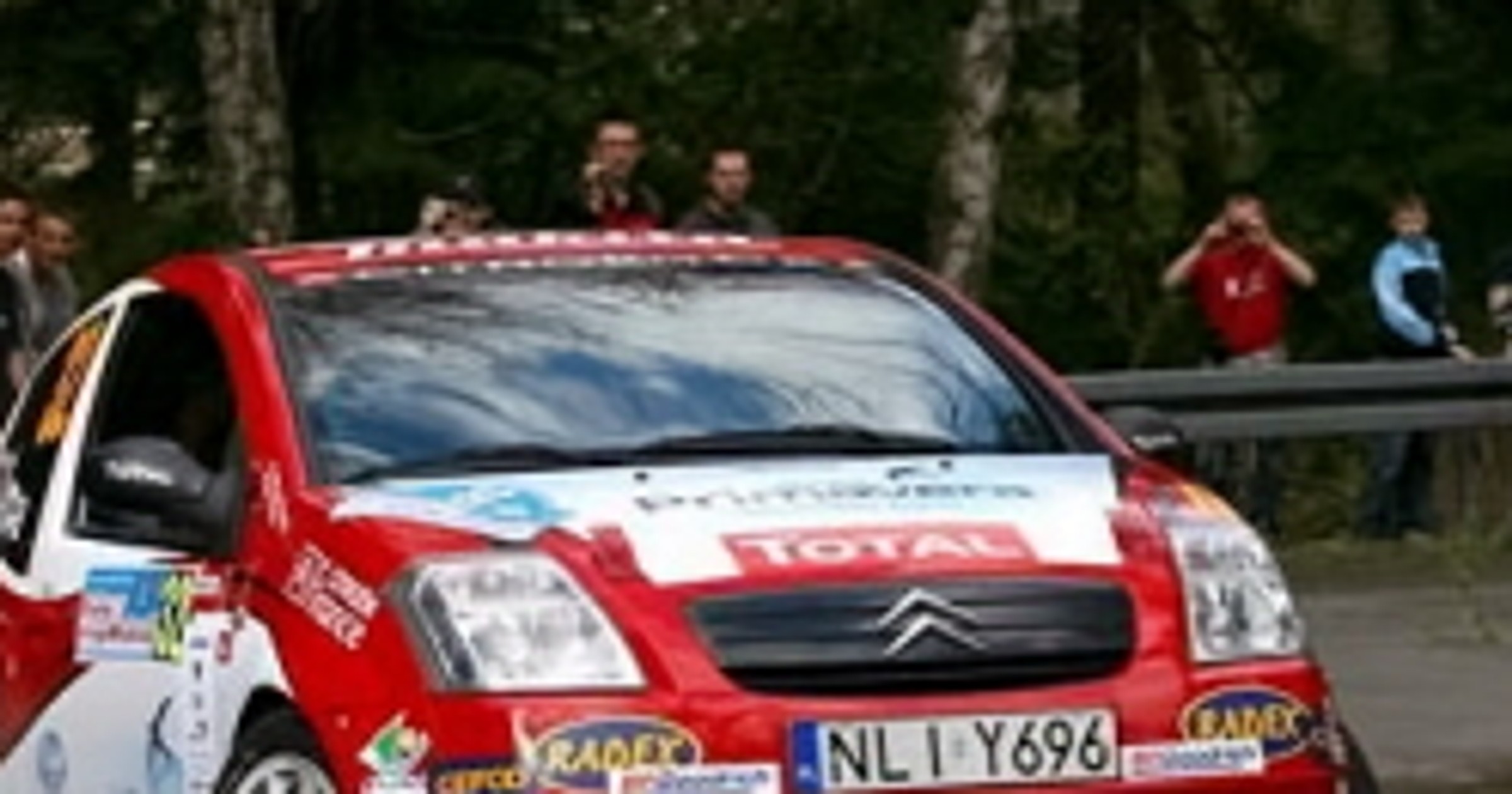 Rajd Krakowski 2008: dwa Citroëny C2–R2 na podium w klasie A6