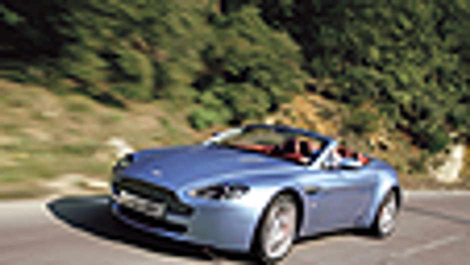 Aston Martin V8 Vantage Roadster - Od pierwszego wejrzenia