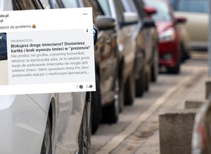 Kierowca śmieciarki nie mógł przejechać. Zaskakujący finał. "Uwaga"