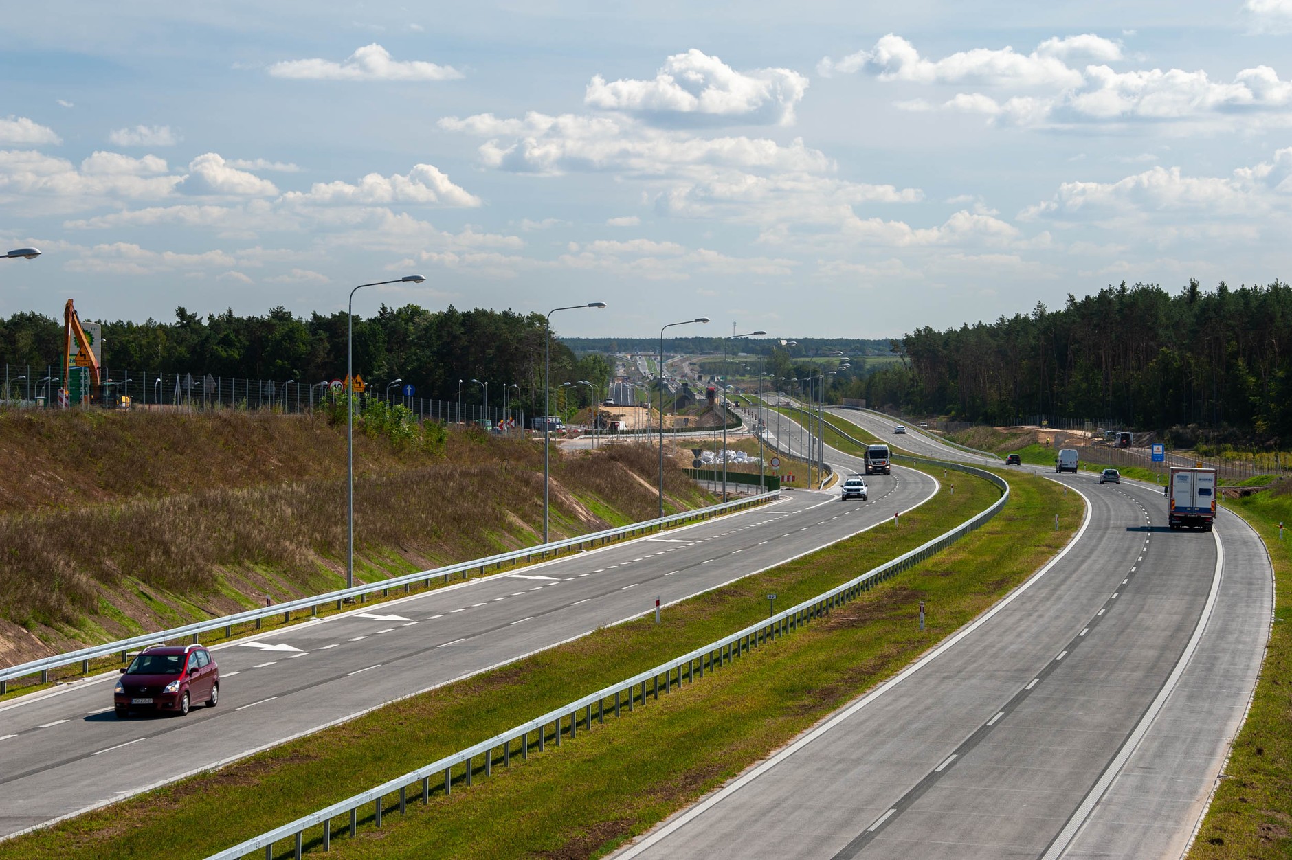 Łąki wokół autostrad