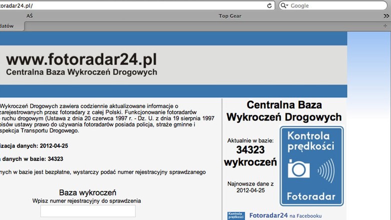 Baza wykroczeń: czyli, nie daj się złapać w sieci