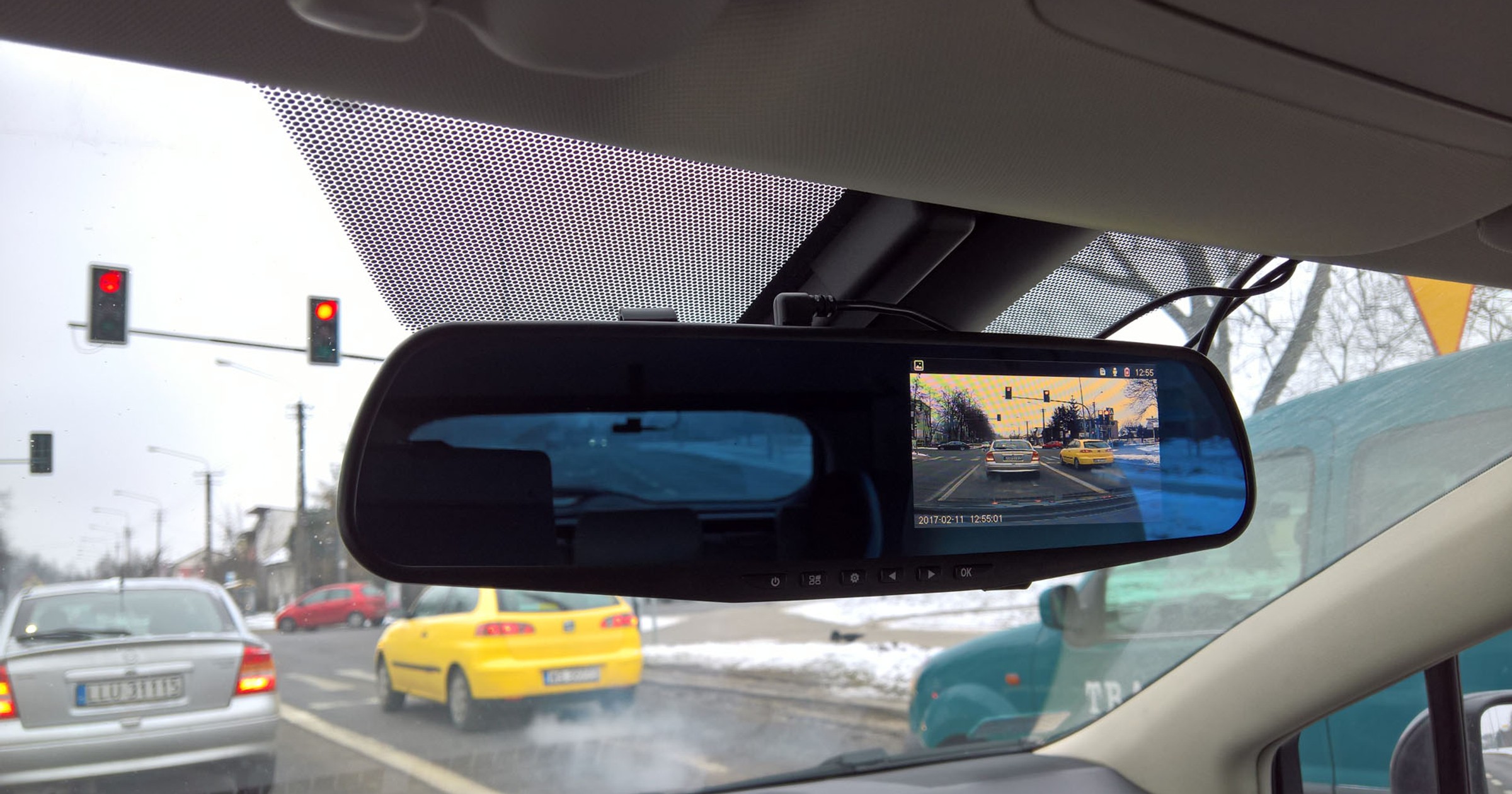 Goclever Drive Mirror Safego Full HD - test lusterka z kamerą cofania