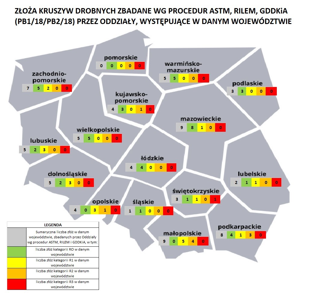 Złoża kruszyw zbadane przez GDDKiA