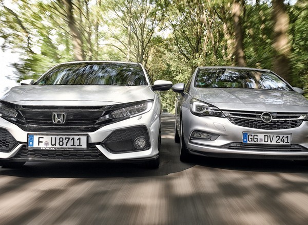 Kompakty ze szczyptą chilli - Honda Civic kontra Opel Astra