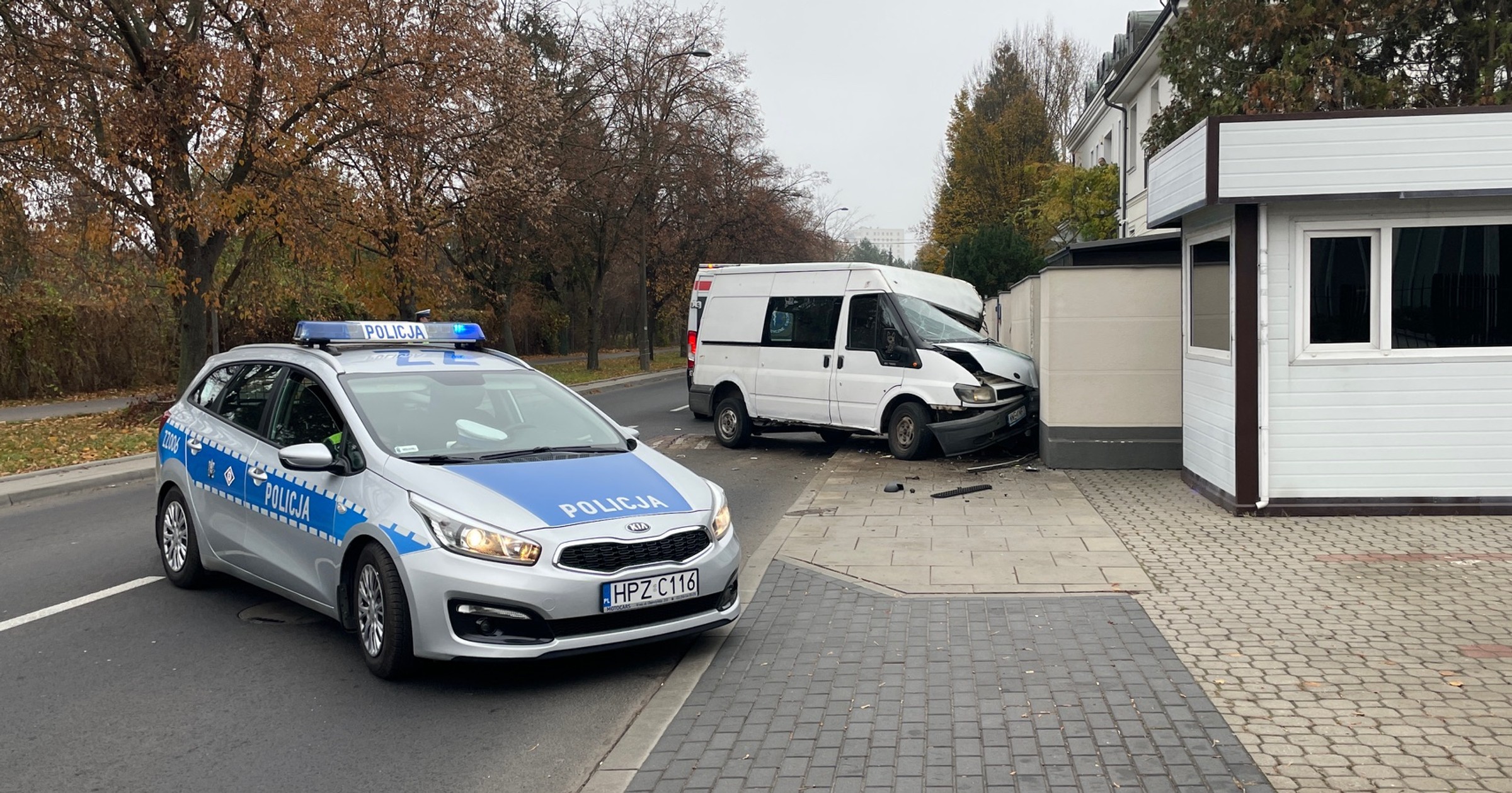 Wypadek na ul. Idzikowskiego w Warszawie (7 listopada 2024 r.)