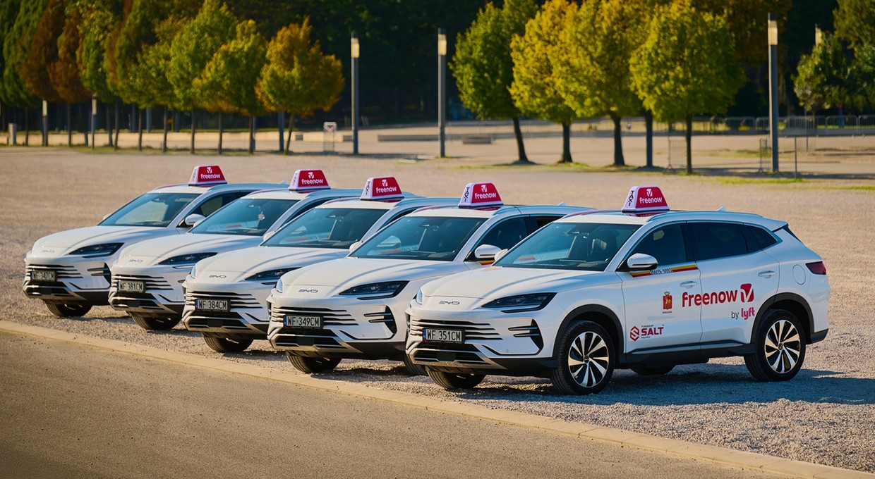 Strategiczne partnerstwo na polskim rynku taxi. Freenow wybrał chińskie samochody BYD