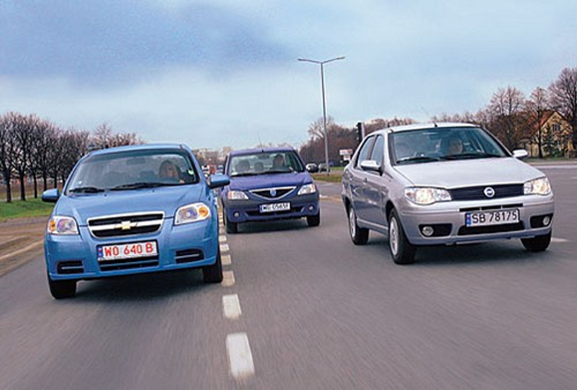 Fiat Albea, Dacia Logan, Chevrolet Aveo - Auta dla budżetówki