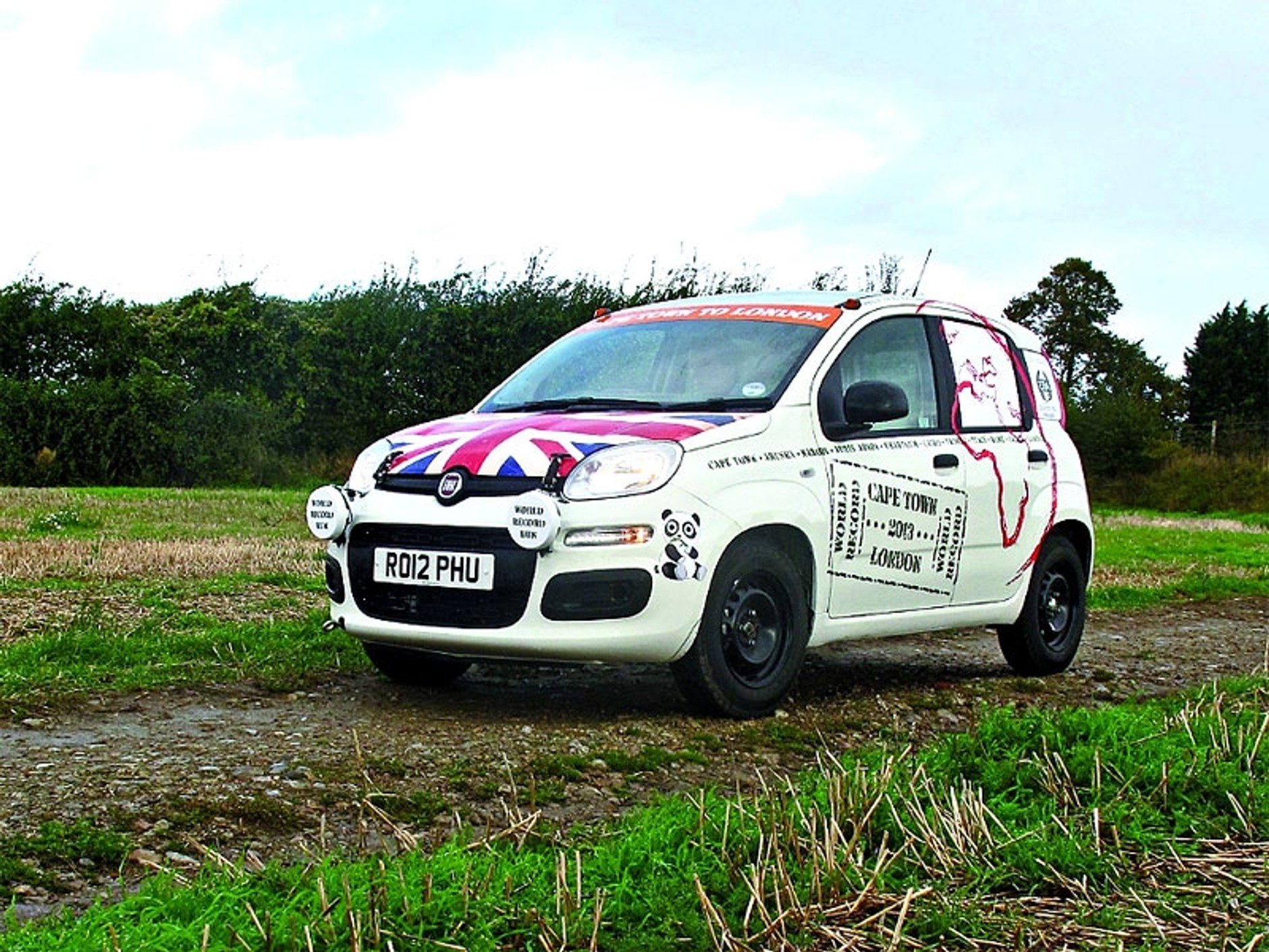 Fiat Panda pobije rekord na trasie Kapsztad-Londyn