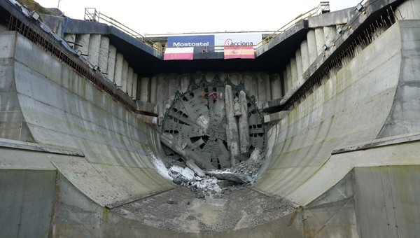 Portal północny - tunel na S19 Rzeszów Południe - Babica