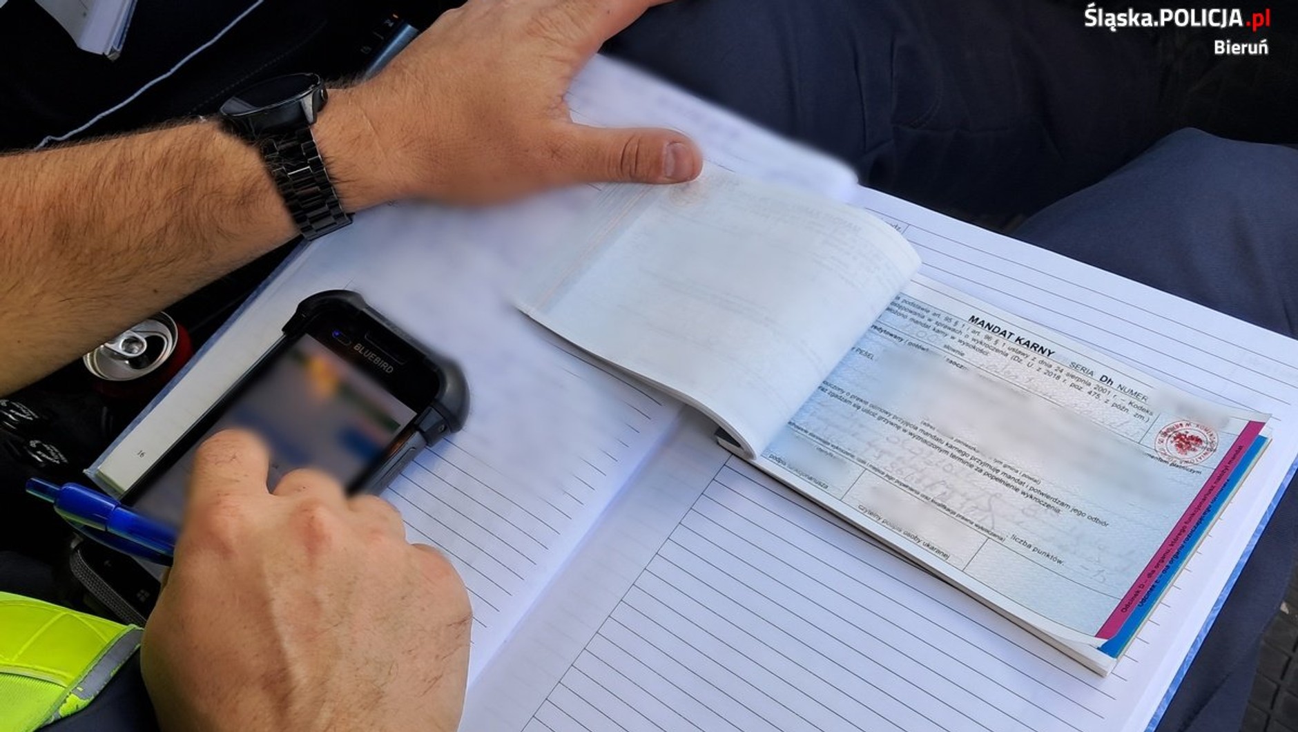 Policjanci prowadzili specjalną akcję. Wykorzystali specjalistyczny pojazd
