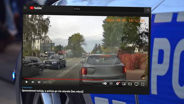 "Spowodował kolizję, a policja go nie ukarała". Kto tu ma rację? [WIDEO]