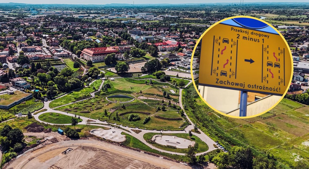 Rewolucyjna droga w Polsce. Kierowcy nagle widzą znak "2-1" (Fot. UM Niepołomice)