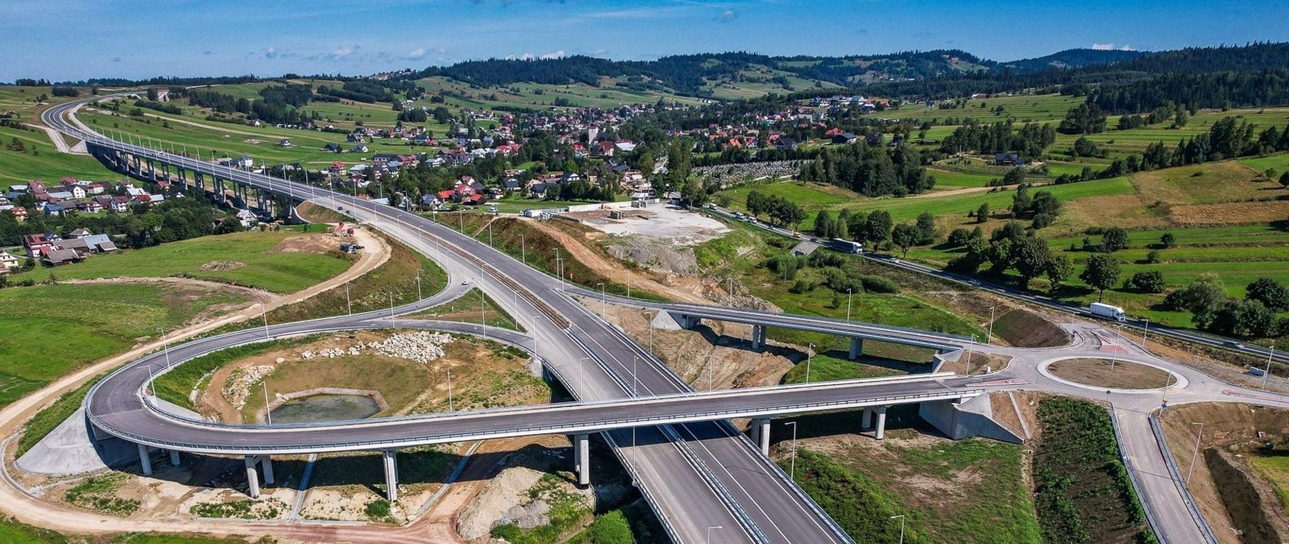 W piątek 30 sierpnia 2024 r. drogowcy otworzą fragment nowej zakopianki
