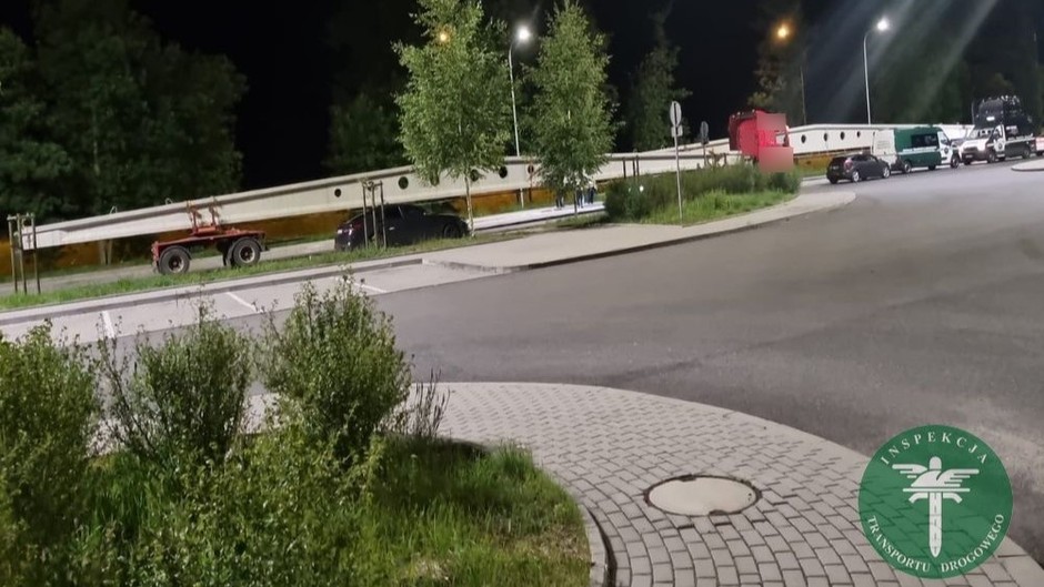 Kontrola ITD kolumny sześciu pojazdów nienormatywnych (11 czerwca 2024 r.)
