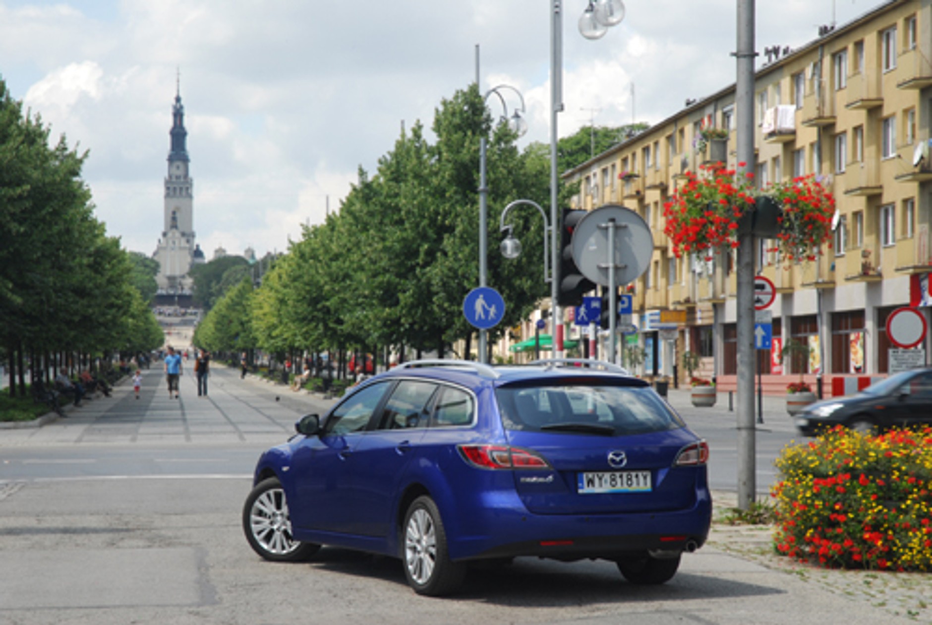 Mazdą 6 kombi na jurze - Orle Gniazda nie tylko dla  orłów