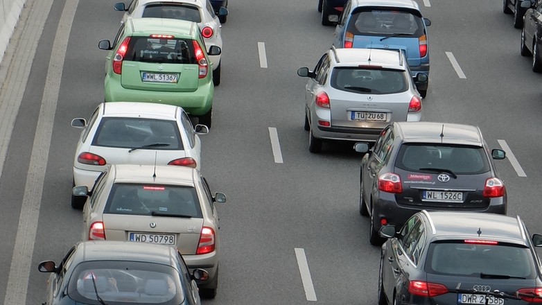 Korek na autostradzie