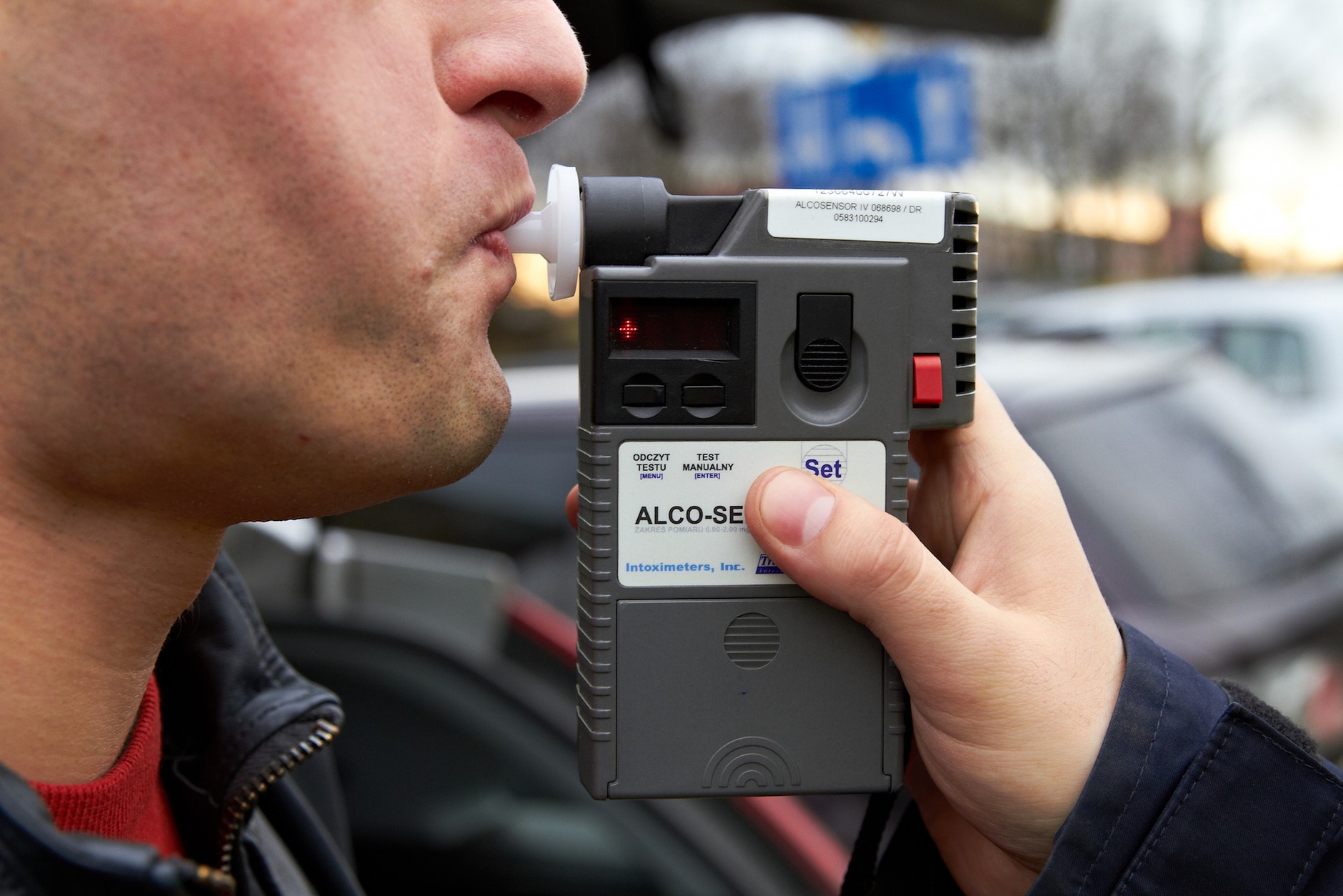 Badanie alkomatem
