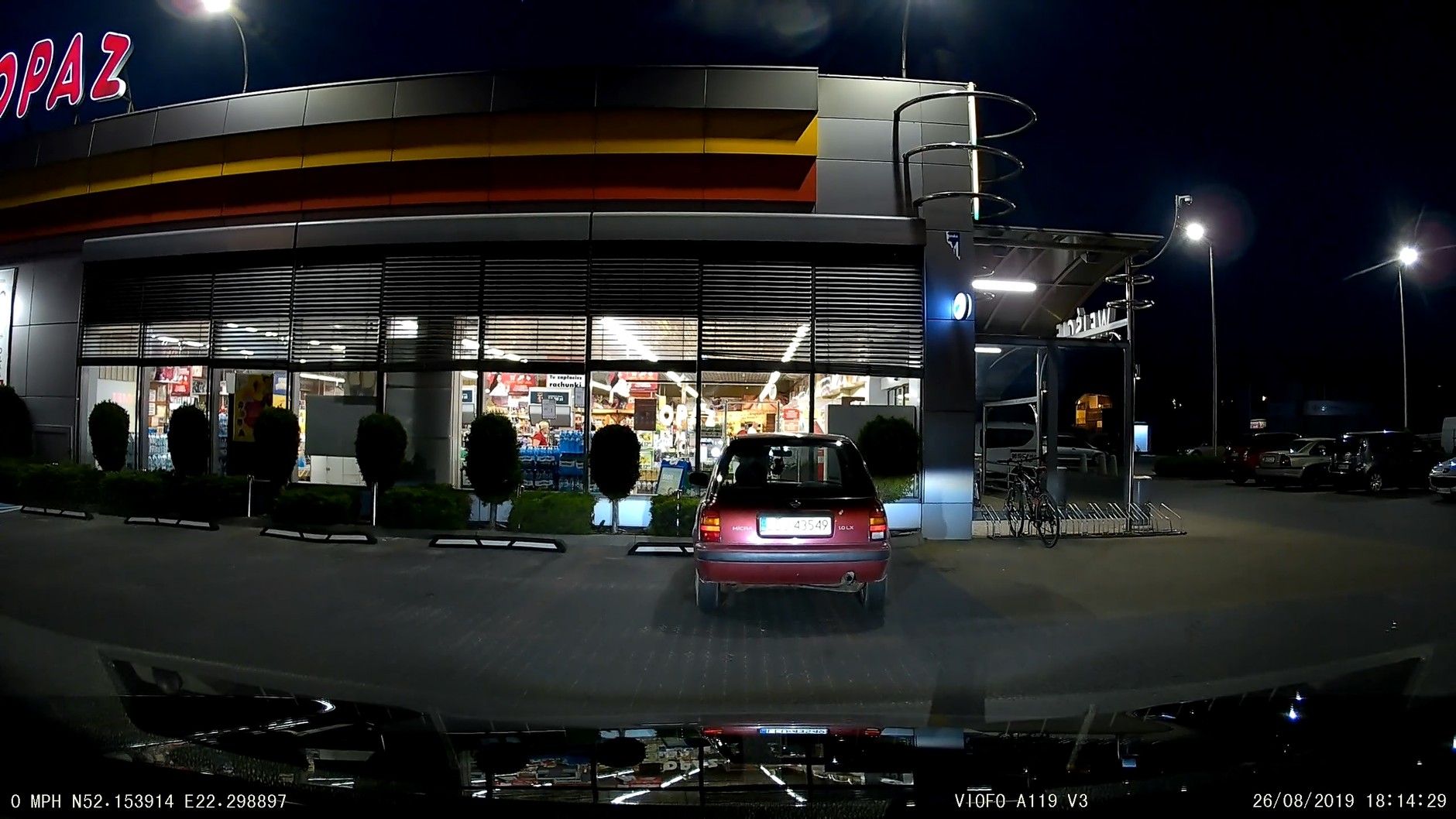 Kamera Viofo A119 V3 noc